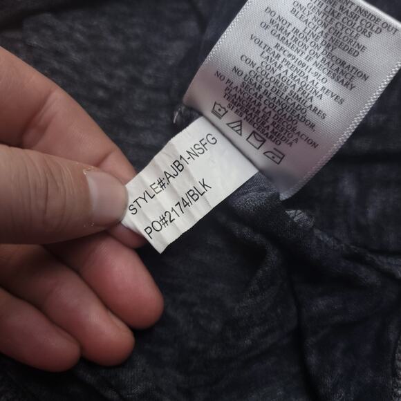 Rocker Girl By All Access Burn Out Reindeer Graphic Tee Size XXL Grunge Holiday - Picture 6 of 8